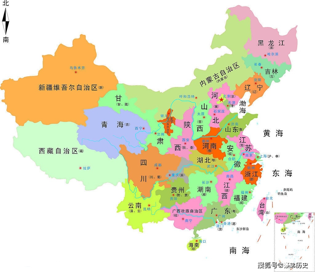 最新中国地图概览